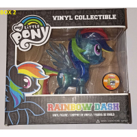 Authentic My Little Pony Funko Vinyl collectible Figure Rainbow dash Glitter variant